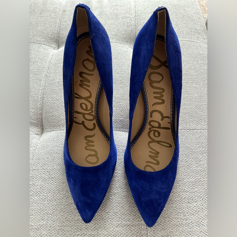 Sam Edelman cobalt blue heels - stunning!